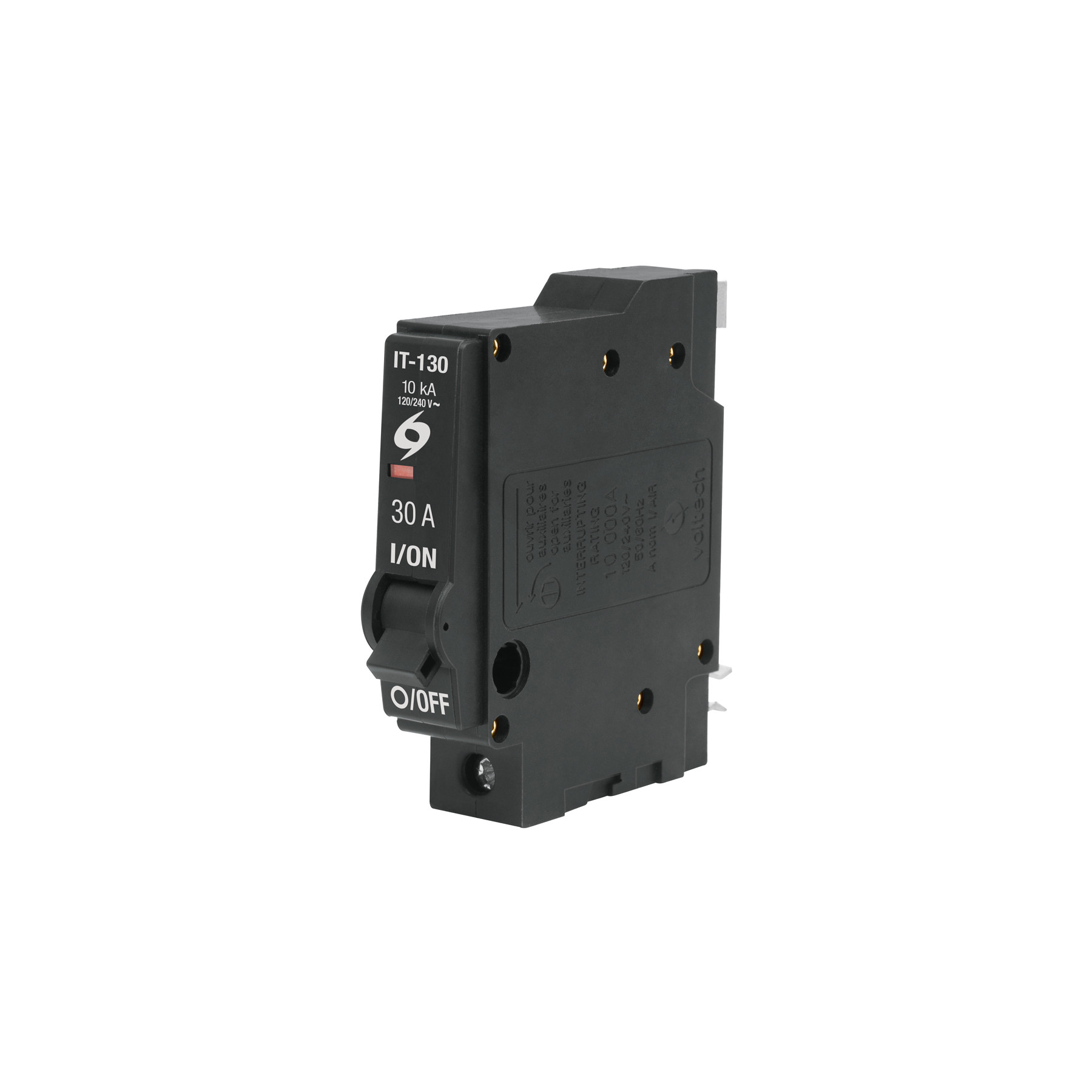 Interruptor de 1 polo 30A, enchufable, VOLTECK