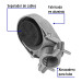  Mufa con abrazadera para tubo 3/4", VOLTECK