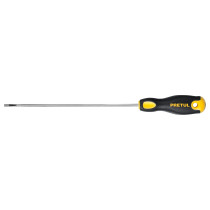 Desarmador cabinet 1/8 x 6" mango Comfort Grip, PRETUL