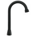Cuello tipo bar para mezcladora de lavabo, negro mate, AQUA