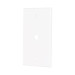 Placa de ABS pasacable, Standard, blanco, VOLTECK