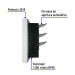 Extractor de aire de 10",blanco, VOLTECK