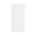 Placa de ABS ciega, Standard, blanco, VOLTECK