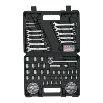 Juego de 71 herramientas 1/4" y 3/8" para mecánico, Pretul