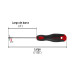 Desarmador plano 3/16 x 4" mango Comfort Grip, PRETUL