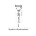 Embudo plástico 500 ml, cuello flexible con filtro, TRUPER