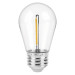 Foco LED filamento 1 W, S14, 2200K luz ambar, E26, VOLTECK