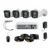 Kit video vigilancia, 8 canales, 4 cámaras, 5MP, Disco 1TB
