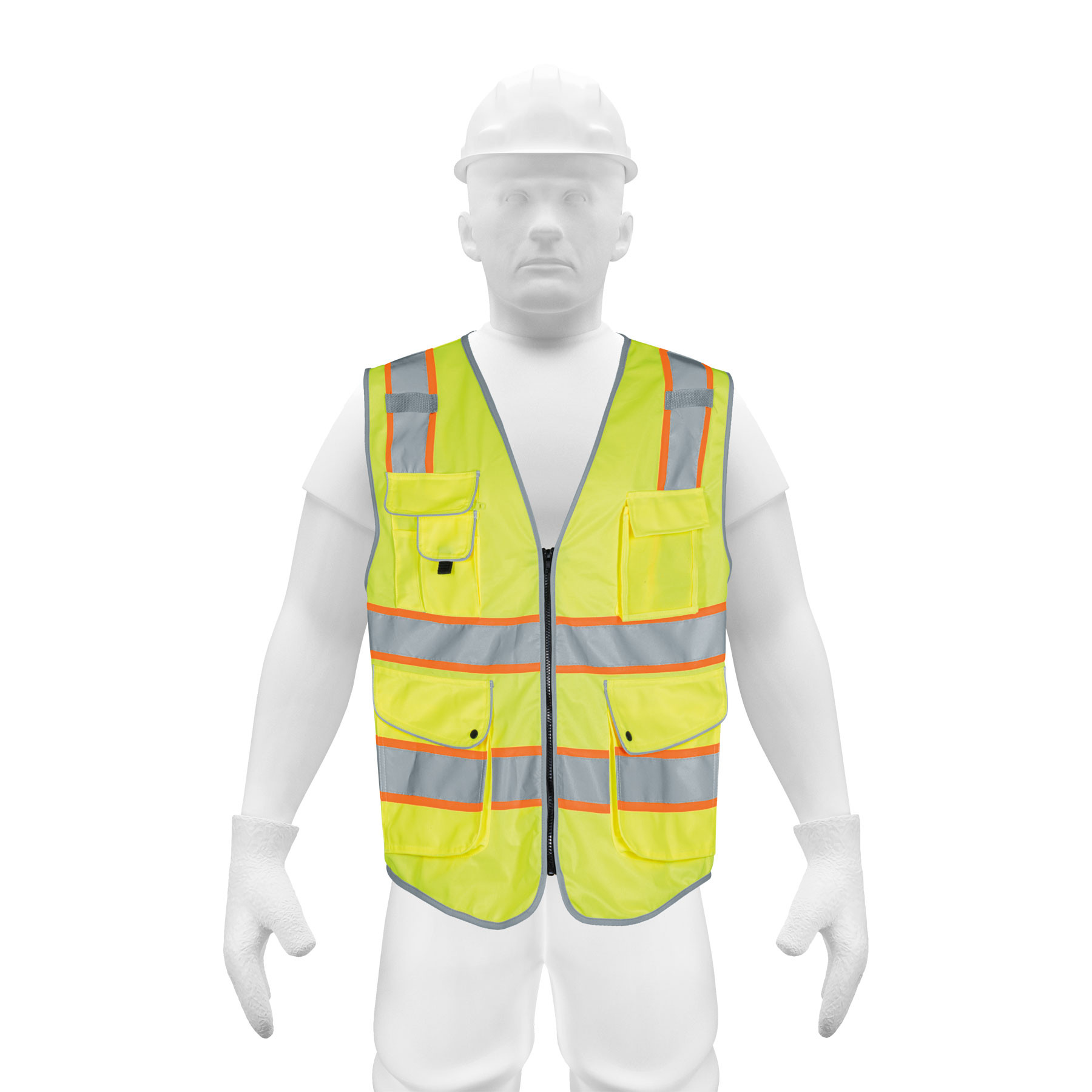 Chaleco de seguridad de alta visibilidad, amarillo,EG,EXPERT