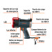 Linterna reflectora LED 2000 lm, recargable, TRUPER