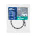 Manguera lavabo/fregadero, acero inox, 1/2" x 3/8", 55 cm