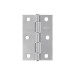 Bisagra rectangular 3" acero pulido, HERMEX