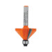 Broca para router, chaflán, 1-1/4" con balero, TRUPER
