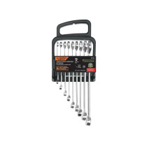 Juego de 9 llaves combinadas extralargas pulidas std, EXPERT