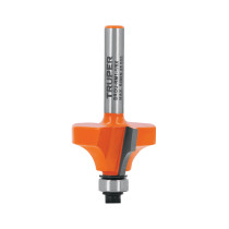 Broca para router, redondeado con moldura, 1-1/8" con balero