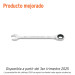 Llave combinada con matraca 15 mm x 194 mm largo, EXPERT