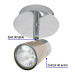 Luminario de sobreponer con 1 spot base GU10, VOLTECK