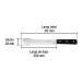 Cuchillo cebollero 8" mango de polipropileno, PRETUL