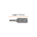 Estuche con 5 puntas torx T8 largo 1", TRUPER EXPERT