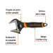 Llave ajustable (perico) 6" boca ancha Comfort Grip, EXPERT