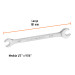 Llave española, 1/2 x 9/16" x 181 mm de largo, TRUPER EXPERT