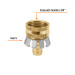 Conector 1/2" hembra tipo garra de aluminio, TRUPER