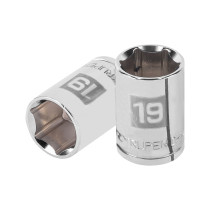 Dado de 19 mm, 6 puntas, cuadro 1/2", TRUPER