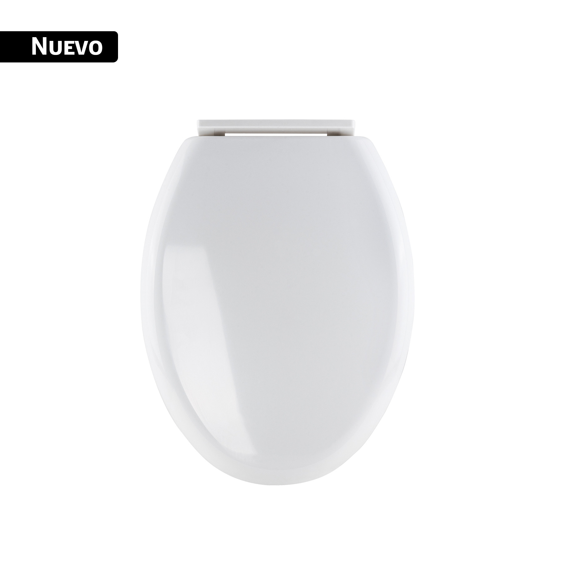 Asiento p/WC one piece, cierre lento, cerrado, blanco, AQUA