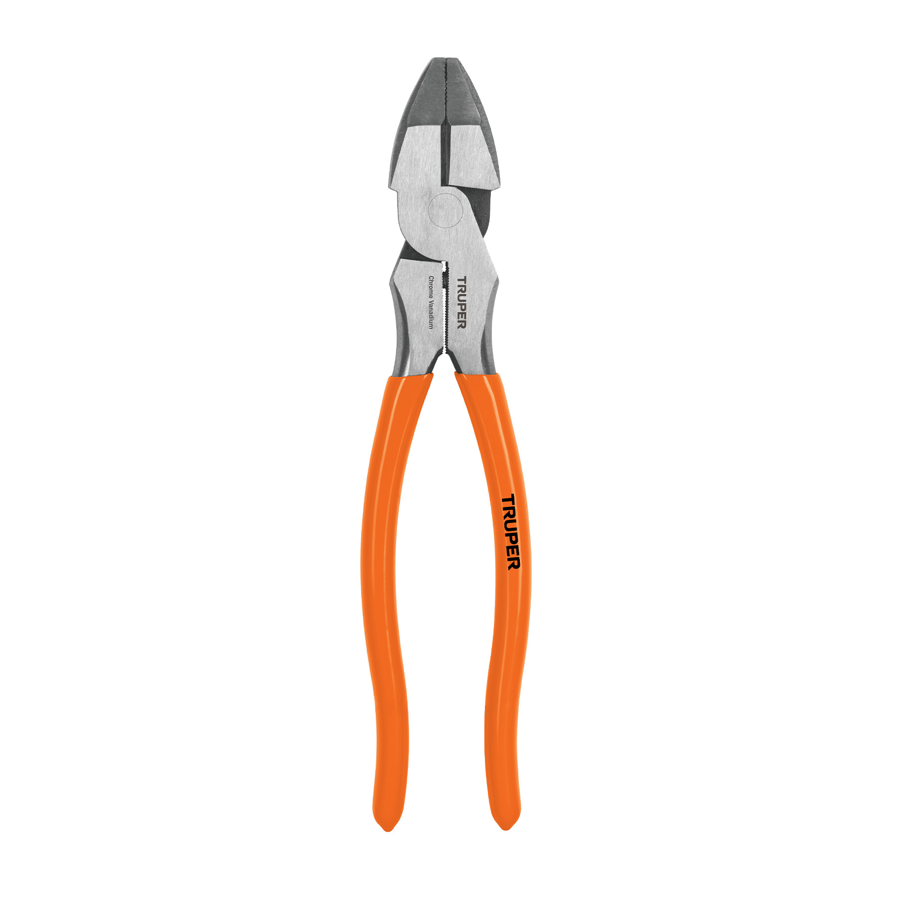 Pinza para electricista 9" alta palanca mango PVC, TRUPER