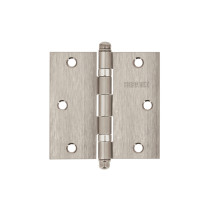 Bisagra cuadrada 3-1/2" acero inox, cabeza redonda, HERMEX