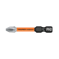 Estuche con 5 puntas de cruz PH2 de impacto largo 2", EXPERT