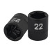 Dado de impacto de 22 mm, 6 puntas, cuadro 1/2", TRUPER
