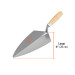 Cuchara para albañil 11" forjada tipo Filadelfia, TRUPER