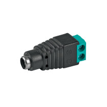 Conector de energía para CCTV tipo hembra, Volteck