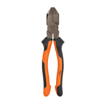 Pinzas de electricista profesionales, uso rudo, alta palanca, Comfort Grip