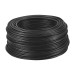 Rollo de 100 metros de cable THW CCA 10 AWG negro, BASIC