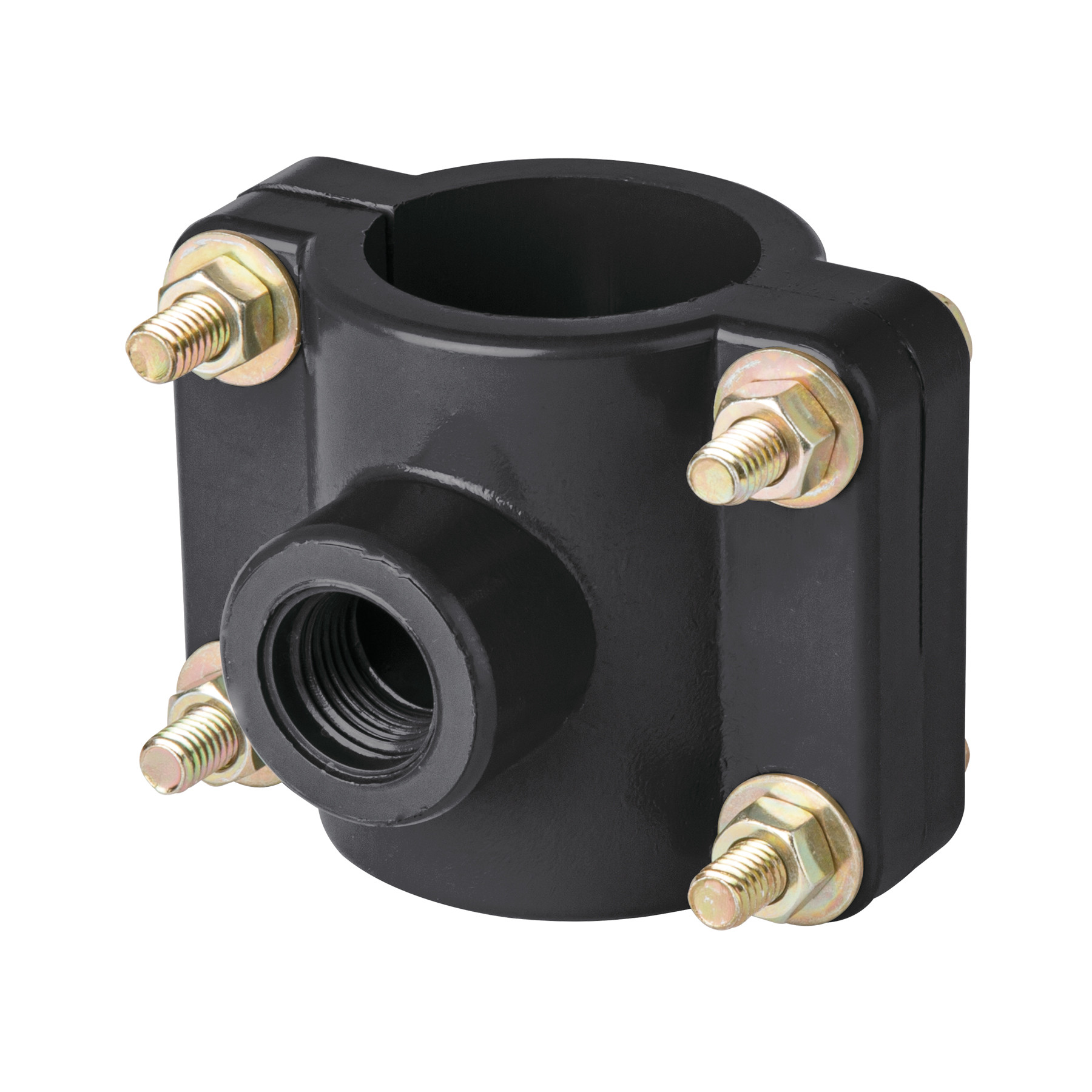 Abrazadera para toma domiciliaria PP 1-1/2" x 1/2", FOSET