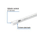 Tubo de 2" PVC hidráulico cédula 40, 3m, 3.1kg, FOSET