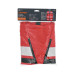 Chaleco brigadista con cintas reflejantes, color rojo