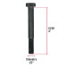 Bolsa con 15 tornillos 1/2" x 4" acero grado 5, FIERO