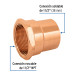 Conector de cobre, rosca interior 1-1/2", FOSET