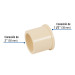 Reducción bushing de CPVC 1-1/2" x 2", FOSET
