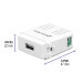 Módulo puerto USB, línea Italiana, color blanco, VOLTECK