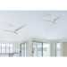 Ventilador de techo para interior, 56", blanco, VOLTECK