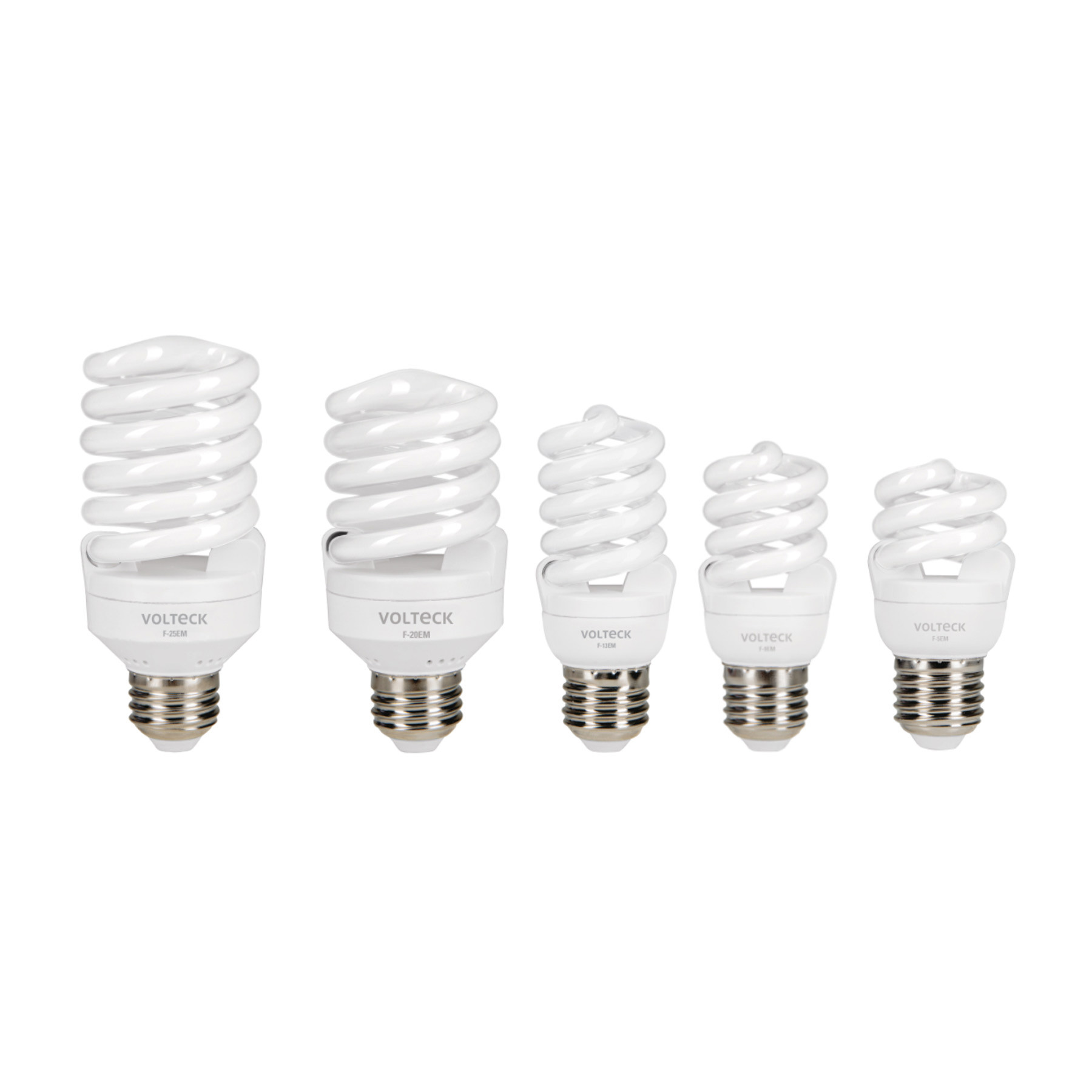 Lámparas espiral mini, diámetro T2, luz cálida