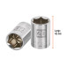 Dado de 20 mm, 6 puntas, cuadro 1/2", TRUPER