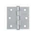 Bisagra cuadrada 2-1/2", satinado, cabeza plana, HERMEX