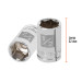 Dado de 1/2", 6 puntas, cuadro 3/8", TRUPER
