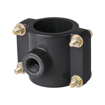 Abrazadera para toma domiciliaria PP 2" x 1/2", FOSET