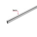 Tubo ovalado para clóset,1.8 m, acero cromado, HERMEX